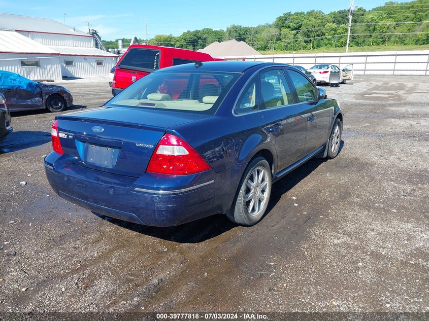 2007 Ford Five Hundred Limited VIN: 1FAHP28117G114359 Lot: 39777818