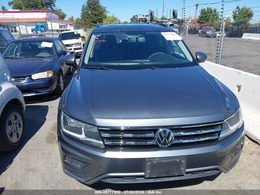 2018 Volkswagen Tiguan S VIN: 3VV1B7AX0JM103518 Lot: 39777900