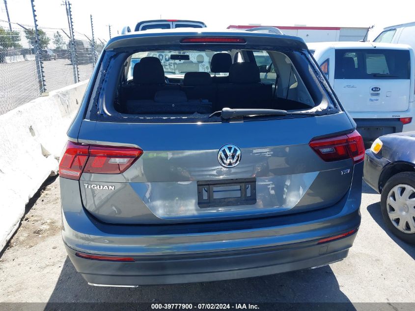 2018 Volkswagen Tiguan S VIN: 3VV1B7AX0JM103518 Lot: 39777900