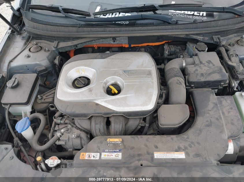 2016 Hyundai Sonata Hybrid Se VIN: KMHE24L13GA016172 Lot: 39777913