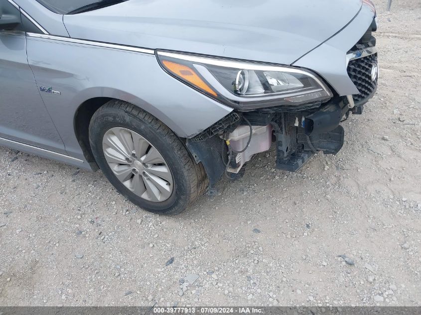 2016 Hyundai Sonata Hybrid Se VIN: KMHE24L13GA016172 Lot: 39777913