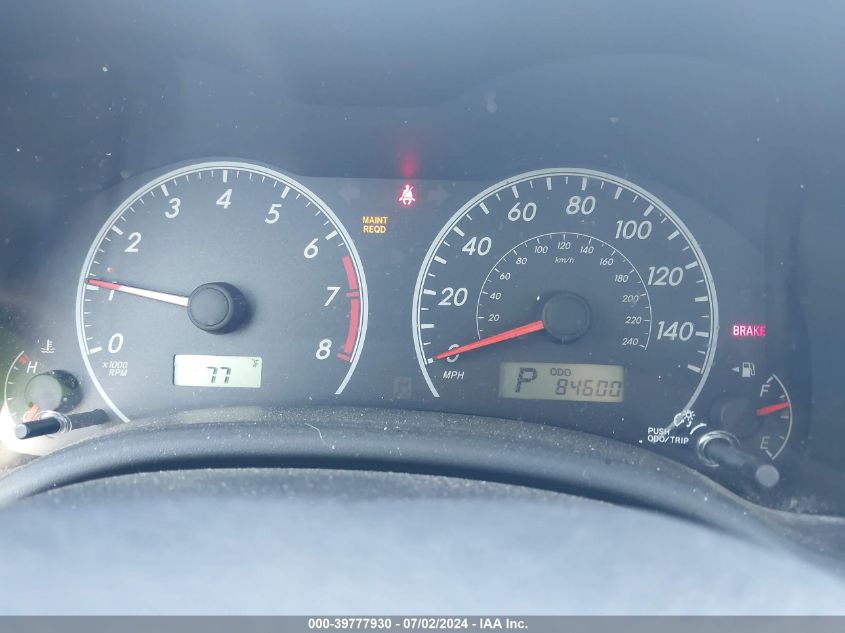 2011 Toyota Corolla S/Le VIN: JTDBU4EE5B9131190 Lot: 39777930