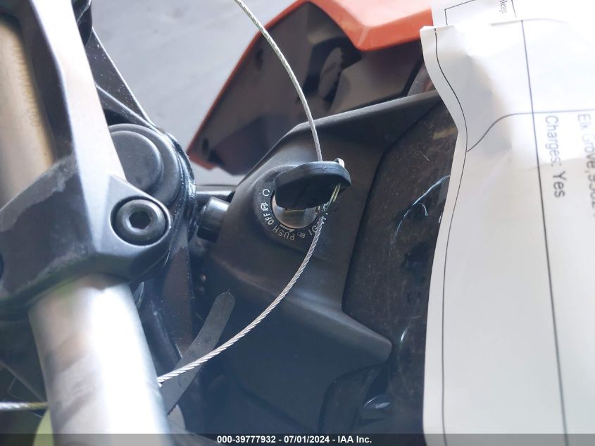 2023 Ktm 200 Duke VIN: MD2JPC404PC019407 Lot: 39777932