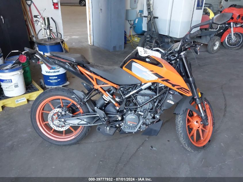 2023 Ktm 200 Duke VIN: MD2JPC404PC019407 Lot: 39777932