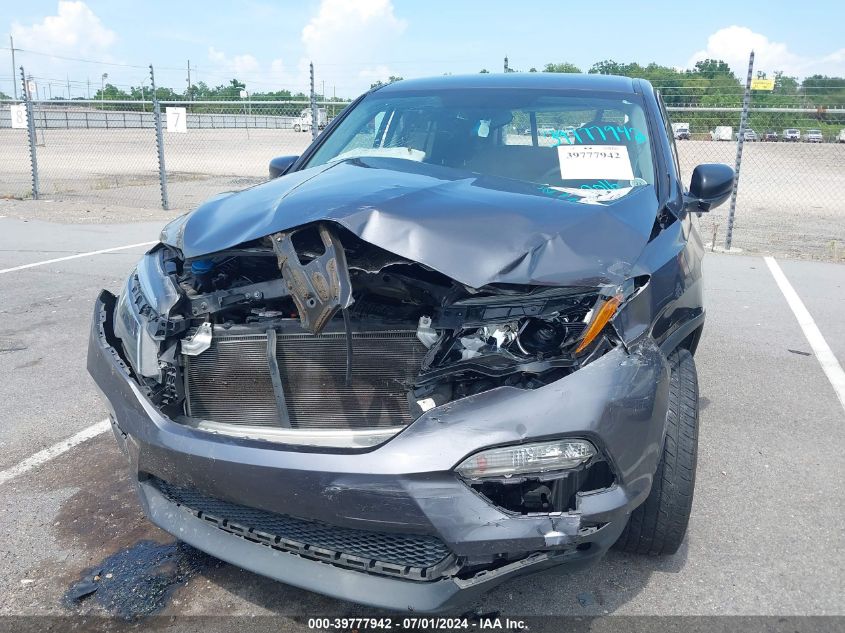 2016 Honda Pilot Lx VIN: 5FNYF5H19GB050421 Lot: 39777942