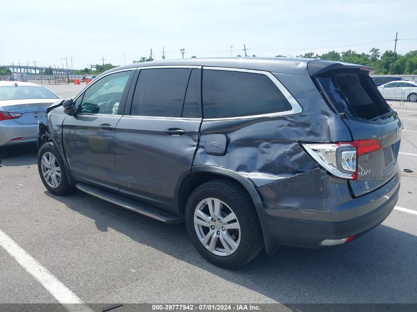 2016 Honda Pilot Lx VIN: 5FNYF5H19GB050421 Lot: 39777942