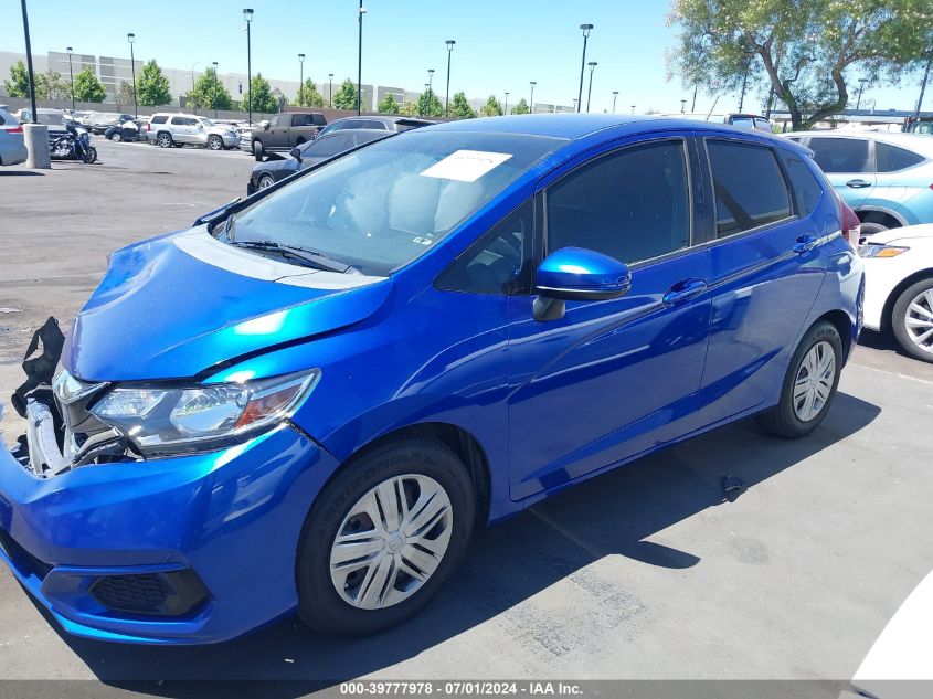 2019 Honda Fit Lx VIN: 3HGGK5H43KM738860 Lot: 39777978