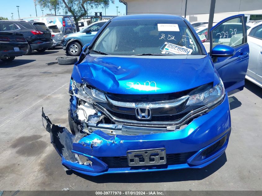 2019 Honda Fit Lx VIN: 3HGGK5H43KM738860 Lot: 39777978