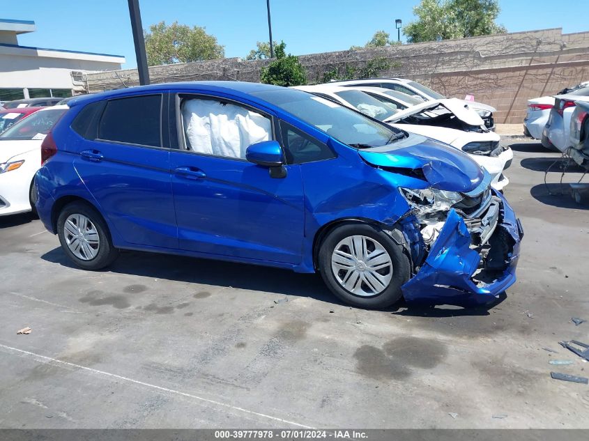 2019 Honda Fit Lx VIN: 3HGGK5H43KM738860 Lot: 39777978