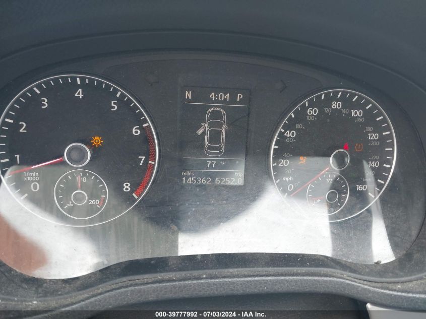 2012 Volkswagen Passat 2.5L Se VIN: 1VWBH7A30CC062355 Lot: 39777992