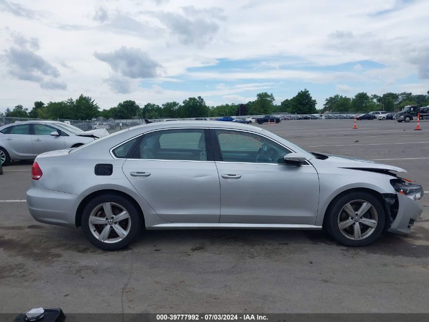 2012 Volkswagen Passat 2.5L Se VIN: 1VWBH7A30CC062355 Lot: 39777992