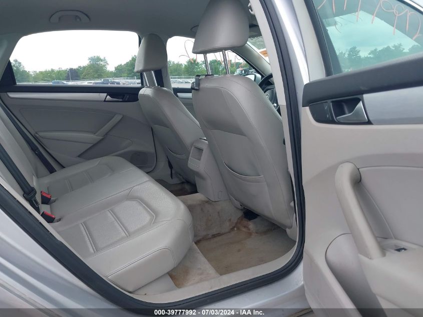 2012 Volkswagen Passat 2.5L Se VIN: 1VWBH7A30CC062355 Lot: 39777992