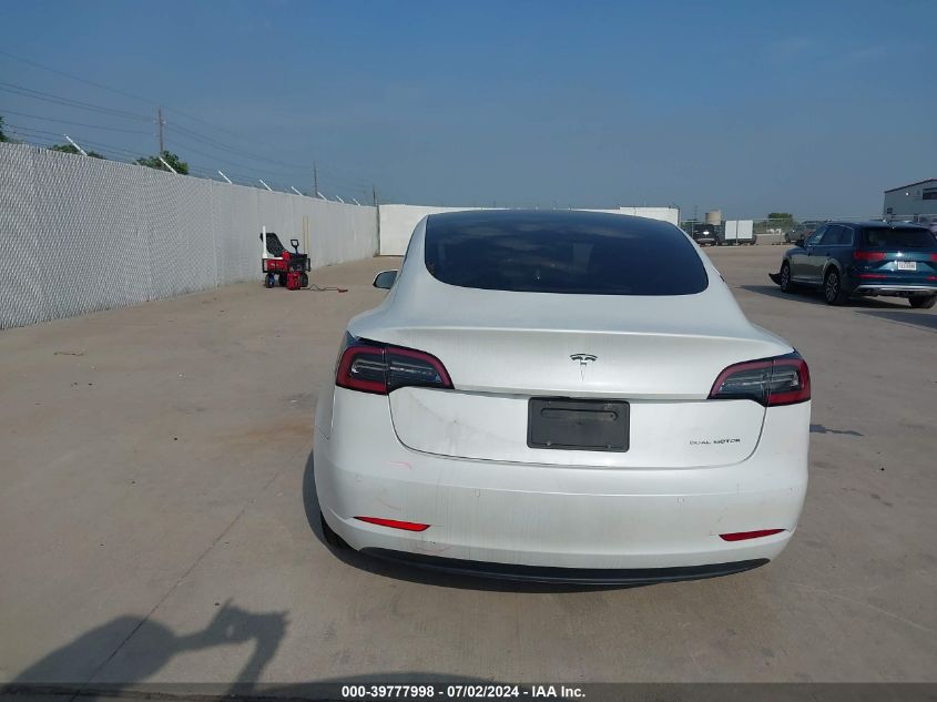 2022 Tesla Model 3 VIN: 5YJ3E1EB0NF161746 Lot: 39777998