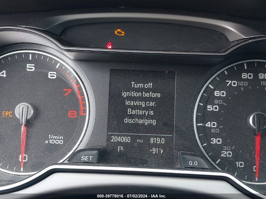 2014 Audi A4 Premium Plus VIN: WAUFFAFL2EN042841 Lot: 39778016