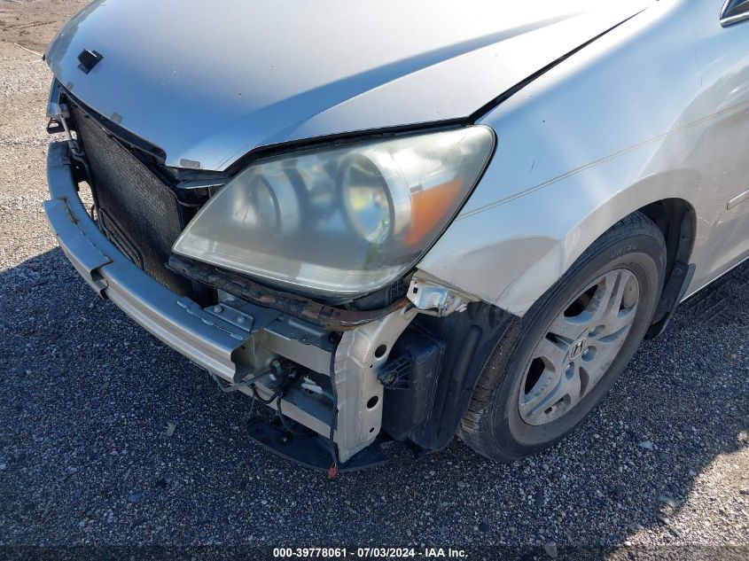 2005 Honda Odyssey Touring VIN: 5FNRL38855B037113 Lot: 39778061