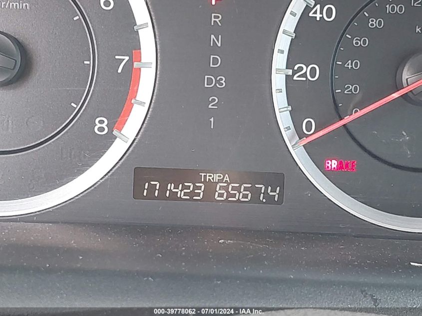 2011 Honda Accord 2.4 Lx VIN: 1HGCP2F37BA124044 Lot: 39778062