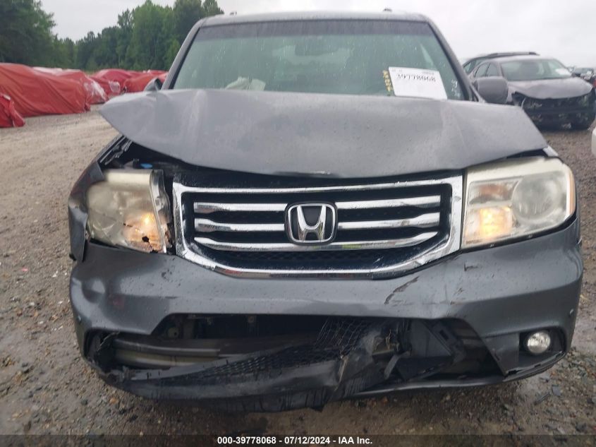 2012 Honda Pilot Touring VIN: 5FNYF4H97CB011238 Lot: 39778068