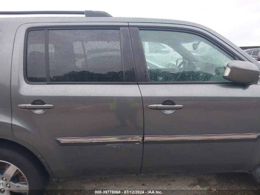 2012 Honda Pilot Touring VIN: 5FNYF4H97CB011238 Lot: 39778068