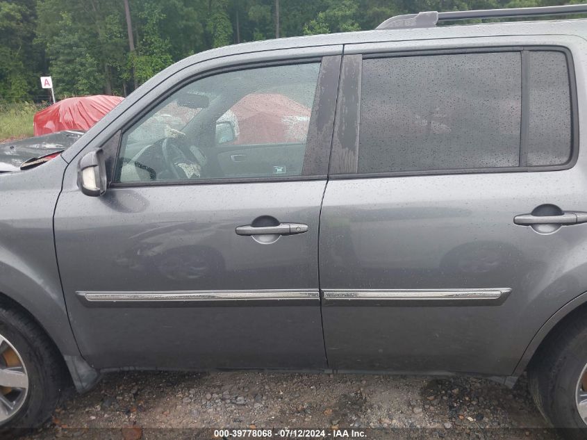 2012 Honda Pilot Touring VIN: 5FNYF4H97CB011238 Lot: 39778068