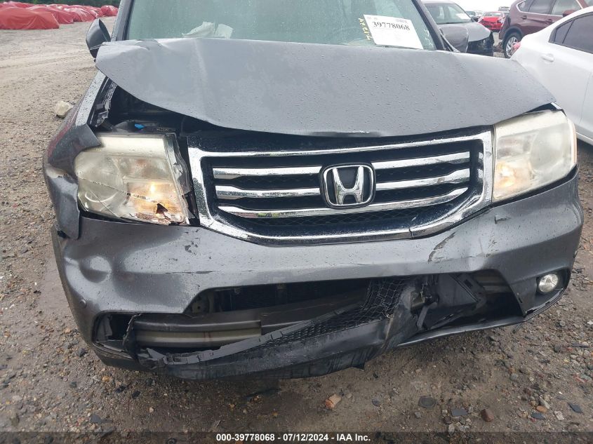 2012 Honda Pilot Touring VIN: 5FNYF4H97CB011238 Lot: 39778068