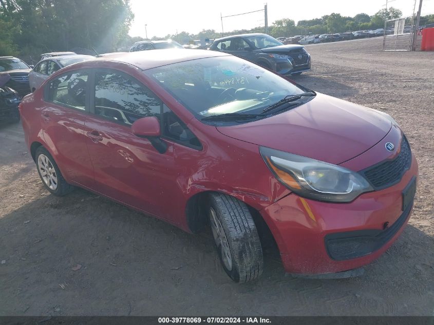 2014 Kia Rio Lx VIN: KNADM4A36E6402127 Lot: 39778069