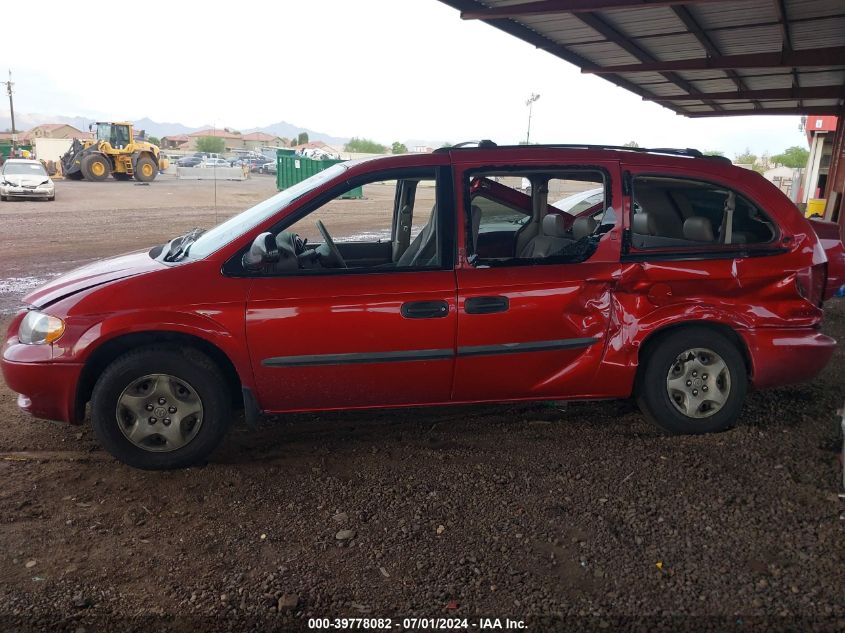 2003 Dodge Grand Caravan Se VIN: 1D4GP24363B260943 Lot: 39778082