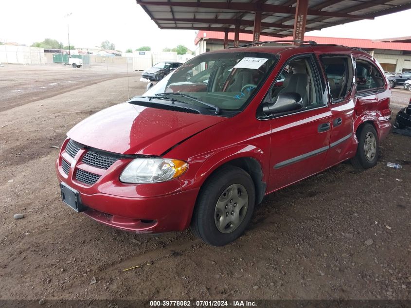 2003 Dodge Grand Caravan Se VIN: 1D4GP24363B260943 Lot: 39778082