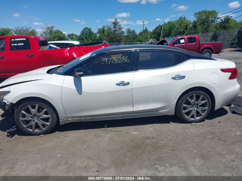 2017 Nissan Maxima 3.5 Sl VIN: 1N4AA6AP6HC437498 Lot: 39778086