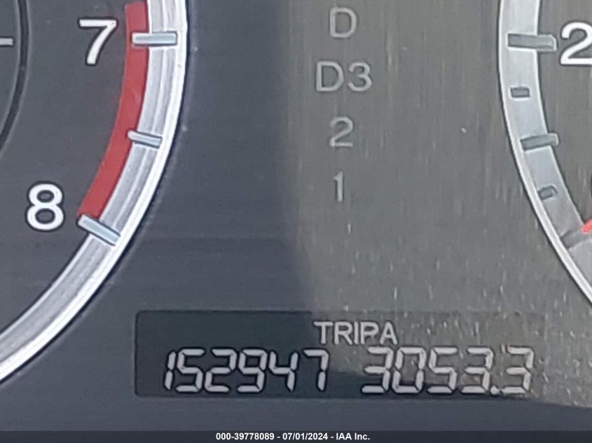 2009 Honda Accord 3.5 Ex-L VIN: 1HGCP36859A015853 Lot: 39778089