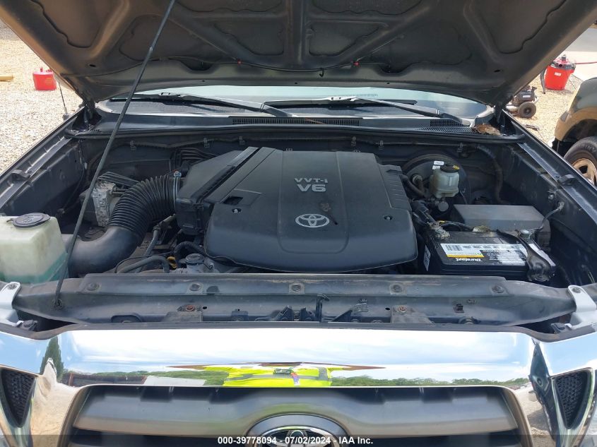 2010 Toyota Tacoma Prerunner V6 VIN: 5TEJU4GN0AZ695776 Lot: 39778094