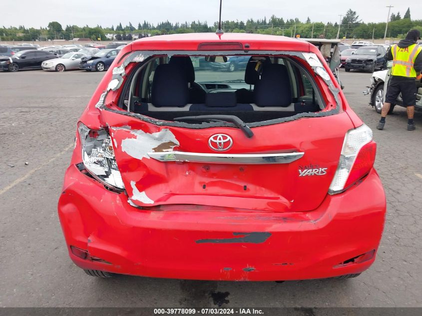 2012 Toyota Yaris L VIN: JTDKTUD38CD528314 Lot: 39778099