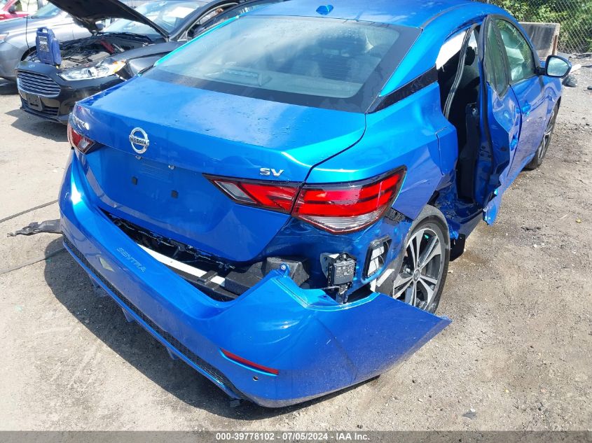 2023 Nissan Sentra Sv Xtronic Cvt VIN: 3N1AB8CVXPY230393 Lot: 39778102