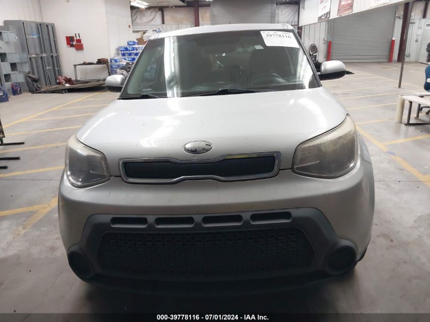 2014 Kia Soul VIN: KNDJN2A2XE7717988 Lot: 39778116