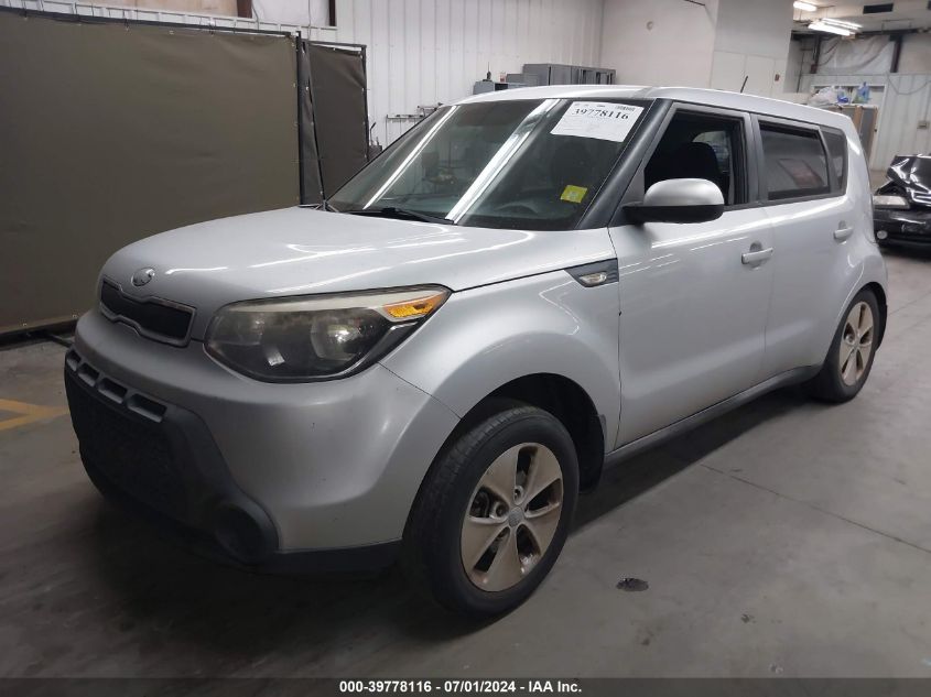 2014 Kia Soul VIN: KNDJN2A2XE7717988 Lot: 39778116