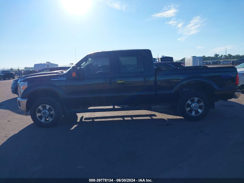 2013 Ford F-250 Lariat VIN: 1FT7W2B68DEB87040 Lot: 39778134