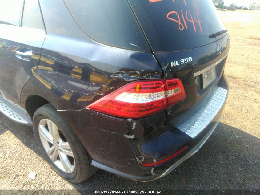 2012 Mercedes-Benz Ml 350 4Matic VIN: 4JGDA5HB7CA033556 Lot: 39778144