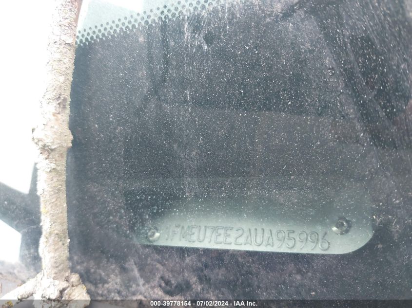 2010 Ford Explorer Eddie Bauer VIN: 1FMEU7EE2AUA95996 Lot: 39778154