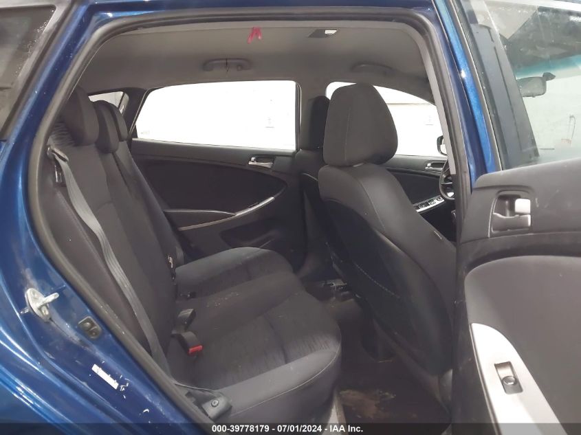 2015 Hyundai Accent Gs VIN: KMHCT5AE2FU220958 Lot: 39778179