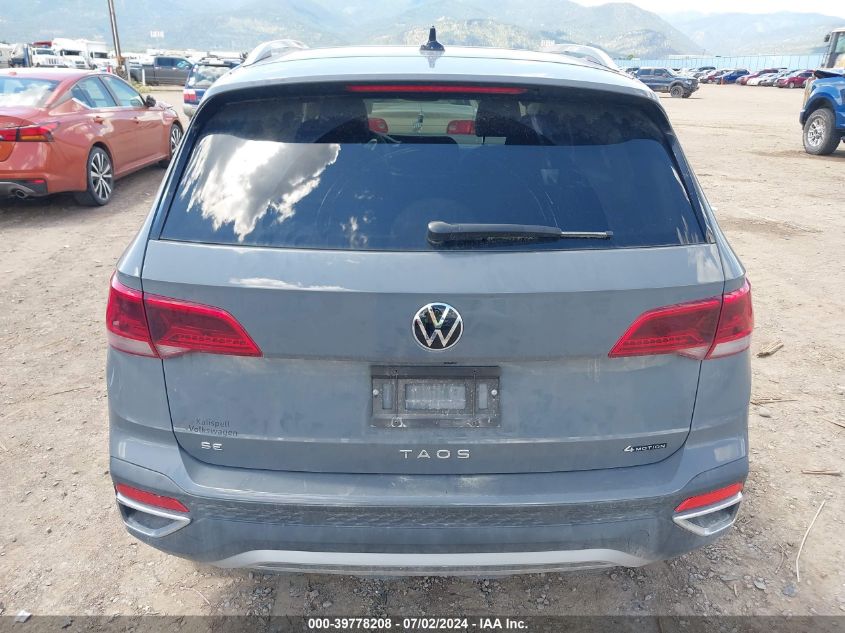 2024 Volkswagen Taos 1.5T Se VIN: 3VVVX7B2XRM045063 Lot: 39778208