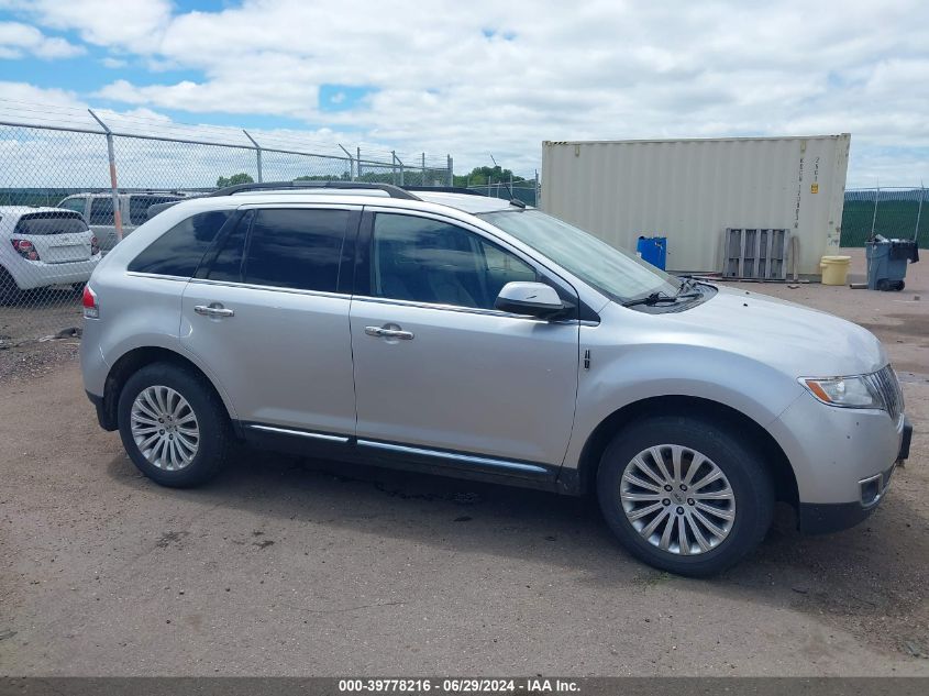 2012 Lincoln Mkx VIN: 2LMDJ8JK7CBL15670 Lot: 39778216