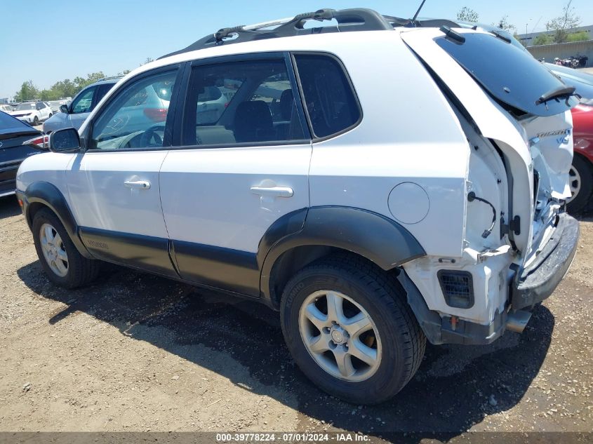 2005 Hyundai Tucson Gls/Lx VIN: KM8JN12D95U209793 Lot: 39778224