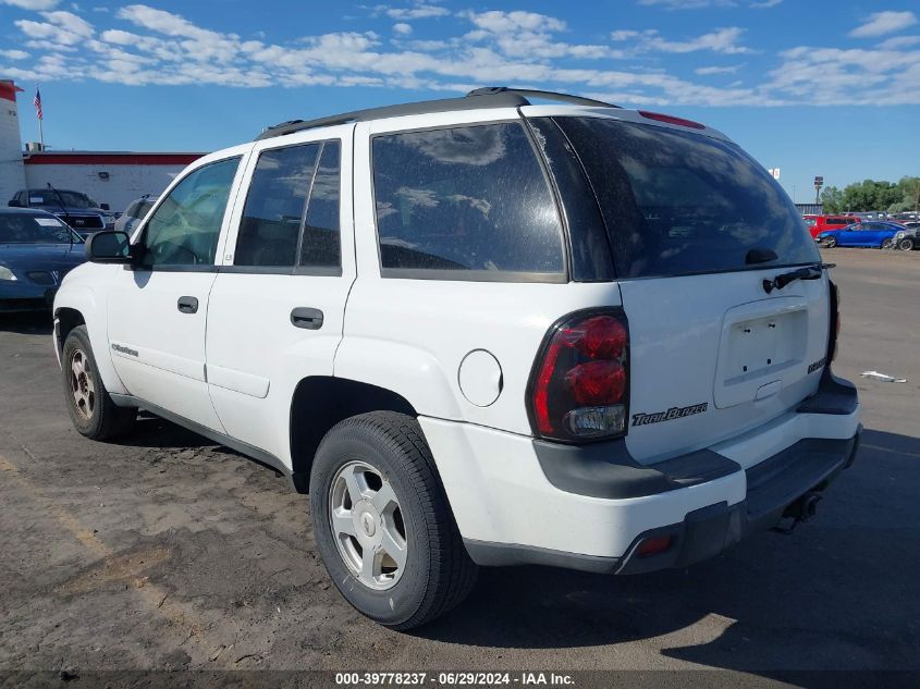 2002 Chevrolet Trailblazer Ls VIN: 1GNDT13SX22265745 Lot: 39778237