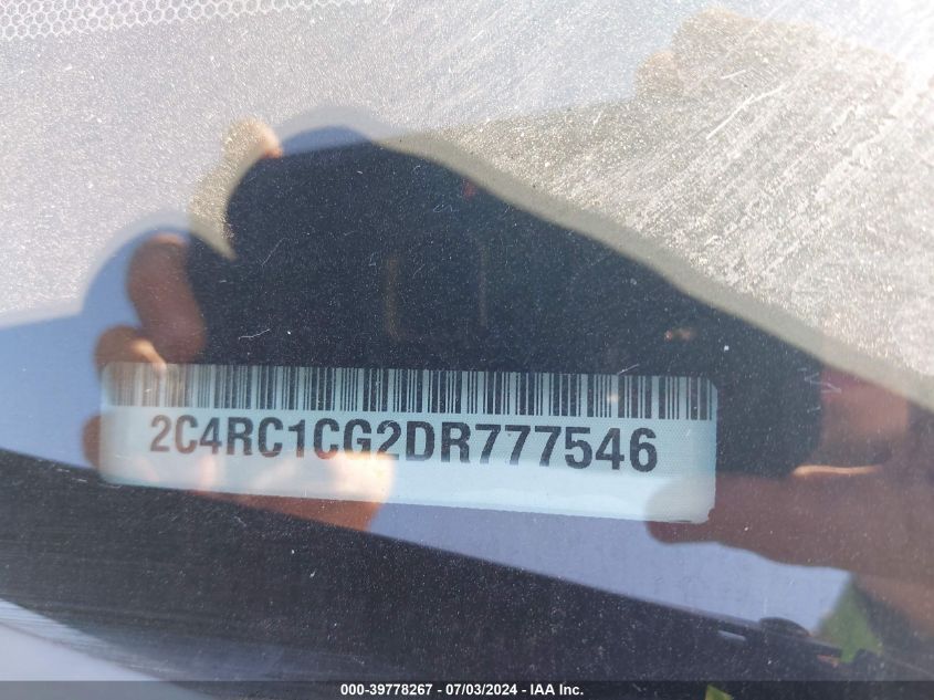 2013 Chrysler Town & Country Touring-L VIN: 2C4RC1CG2DR777546 Lot: 39778267