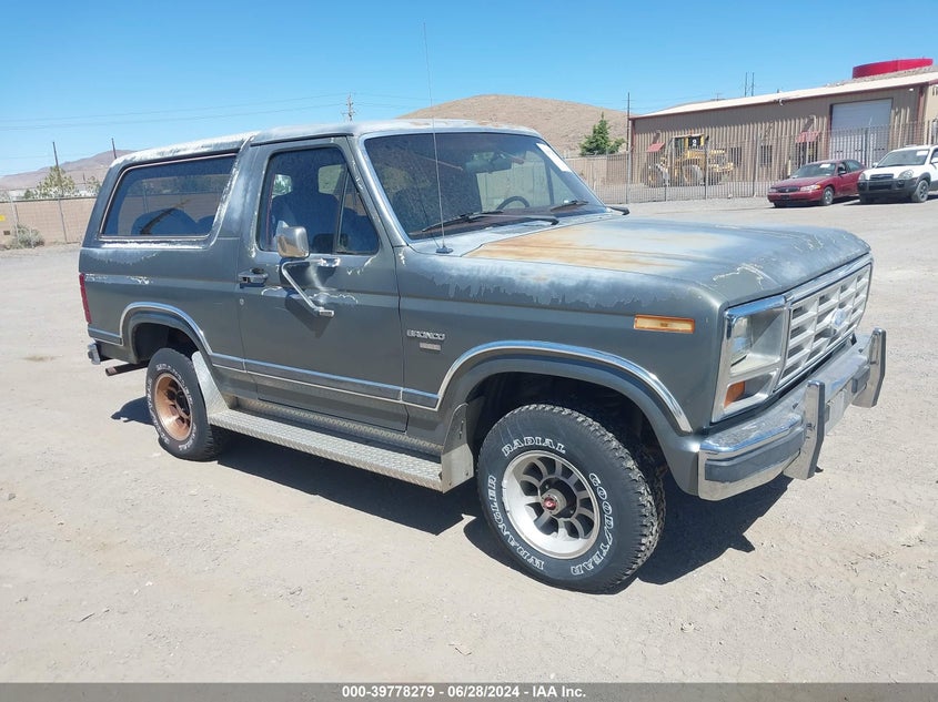1986 Ford Bronco U100 VIN: 1FMDU15N8GLA33946 Lot: 39778279