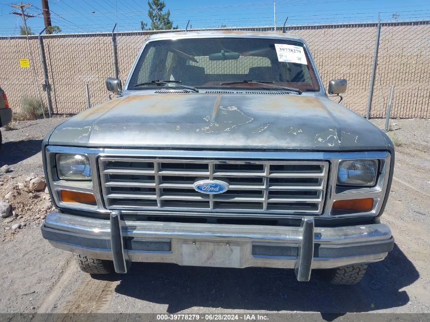 1986 Ford Bronco U100 VIN: 1FMDU15N8GLA33946 Lot: 39778279