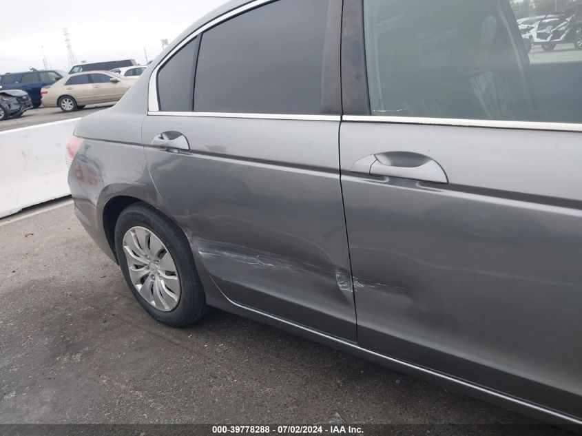 2010 Honda Accord 2.4 Lx VIN: 1HGCP2F33AA046022 Lot: 39778288