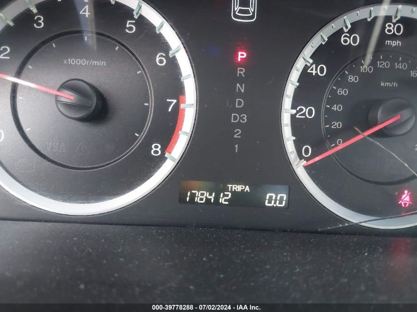 2010 Honda Accord 2.4 Lx VIN: 1HGCP2F33AA046022 Lot: 39778288