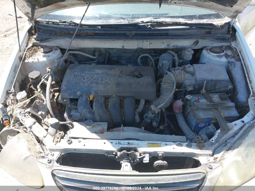 2004 Toyota Corolla Le VIN: JTDBR32EX42047099 Lot: 39778296