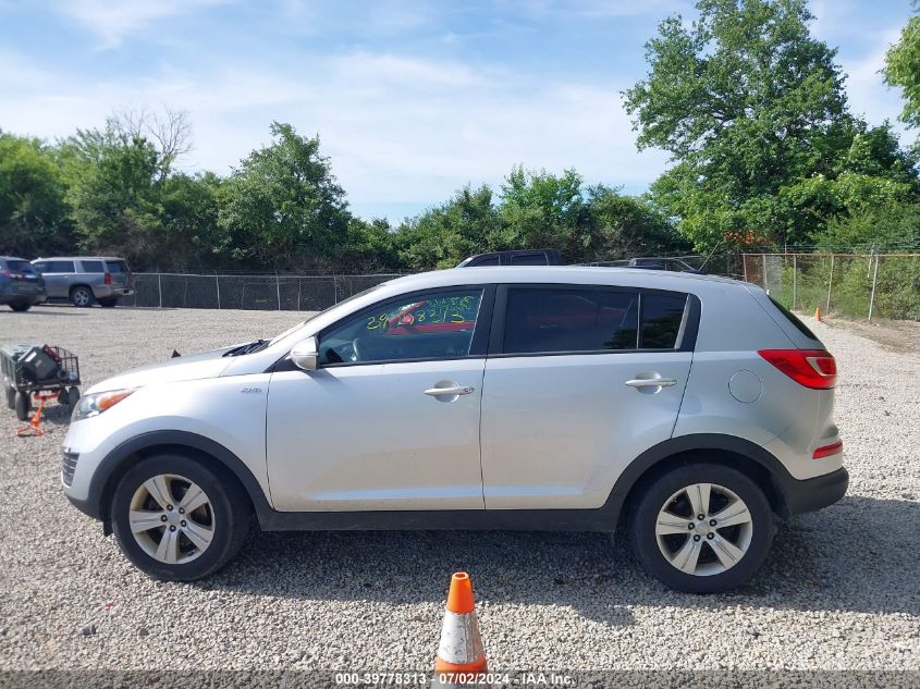 2012 Kia Sportage Lx VIN: KNDPBCA26C7218174 Lot: 39778313