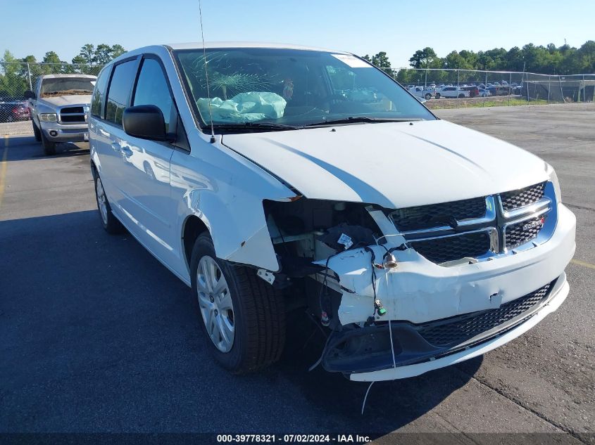 2017 Dodge Grand Caravan Se VIN: 2C4RDGBG8HR708027 Lot: 39778321